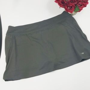 CHAMPION ▪ Women's Swim/Tennis Skirt/Skort, Charcoal Gray, Size Medium, NWOT